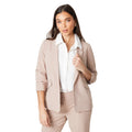 Stone - Front - Dorothy Perkins Womens-Ladies Petite Ruched Blazer