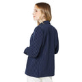 Navy - Back - Dorothy Perkins Womens-Ladies Stripe Patch Pocket Blazer