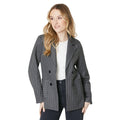 Grey - Front - Dorothy Perkins Womens-Ladies Stripe Patch Pocket Blazer