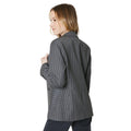 Grey - Back - Dorothy Perkins Womens-Ladies Stripe Patch Pocket Blazer