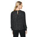 Black - Back - Dorothy Perkins Womens-Ladies Shirred Cuff Blouse