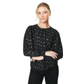 Black - Front - Dorothy Perkins Womens-Ladies Shirred Cuff Blouse