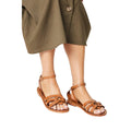 Tan - Lifestyle - Dorothy Perkins Womens-Ladies Jaleesa Leather Woven Wide Sandals