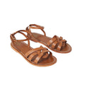 Tan - Front - Dorothy Perkins Womens-Ladies Jaleesa Leather Woven Wide Sandals