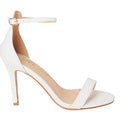 White - Back - Dorothy Perkins Womens-Ladies Tyla Wide Stiletto Heel Sandals