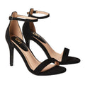 Black - Front - Dorothy Perkins Womens-Ladies Tyla Wide Stiletto Heel Sandals