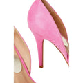 Bright Pink - Side - Dorothy Perkins Womens-Ladies Deja Pointed Stiletto Heel Court Shoes