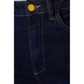 Dark Indigo - Side - Dorothy Perkins Womens-Ladies Denim Wide Leg Jeans