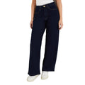 Dark Indigo - Front - Dorothy Perkins Womens-Ladies Denim Wide Leg Jeans