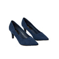 Navy - Front - Dorothy Perkins Womens-Ladies Dora Kitten Heel Court Shoes