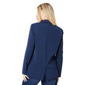 Navy - Back - Dorothy Perkins Womens-Ladies Single-Breasted Boyfriend Blazer