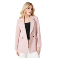 Pink - Front - Dorothy Perkins Womens-Ladies Slim Blazer