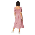 Pink - Back - Dorothy Perkins Womens-Ladies Ditsy Print Bodice Midi Dress