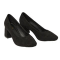 Natural Black - Front - Dorothy Perkins Womens-Ladies Elise Extra Wide Court Shoes