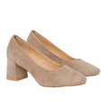 Taupe - Front - Dorothy Perkins Womens-Ladies Elise Extra Wide Court Shoes