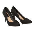 Natural Black - Front - Dorothy Perkins Womens-Ladies Cora Pointed Stiletto Heel Court Shoes