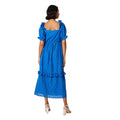 Blue - Back - Dorothy Perkins Womens-Ladies Broderie Tiered Frill Midi Dress