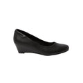 Black - Back - Good For The Sole Womens-Ladies Cerys Low Heel Court Shoes