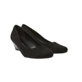 Natural Black - Front - Good For The Sole Womens-Ladies Cerys Low Heel Court Shoes