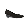 Natural Black - Back - Good For The Sole Womens-Ladies Cerys Low Heel Court Shoes