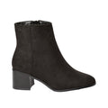 Natural Black - Back - Dorothy Perkins Womens-Ladies Andrea Block Heel Ankle Boots