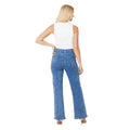 Light Wash - Back - Dorothy Perkins Womens-Ladies Flared High Rise Jeans