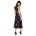 Black - Back - Dorothy Perkins Womens-Ladies Floral Button Through Midi Dress