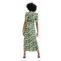 Multicoloured - Back - Dorothy Perkins Womens-Ladies Floral Wrap Tall Blouson Sleeve Dress