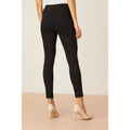 Black - Back - Dorothy Perkins Womens-Ladies Bengaline Skinny Trousers