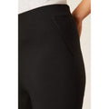 Black - Side - Dorothy Perkins Womens-Ladies Bengaline Skinny Trousers