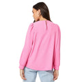 Pink - Back - Dorothy Perkins Womens-Ladies Overhead Petite Long-Sleeved Blouse