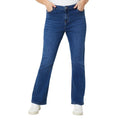 Mid Wash - Front - Dorothy Perkins Womens-Ladies Comfort Stretch Curvy Bootcut Jeans