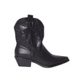 Black - Back - Dorothy Perkins Womens-Ladies Andi Stitch Detail Western Boots