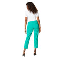 Green - Back - Dorothy Perkins Womens-Ladies Slim Ankle Grazer Trousers