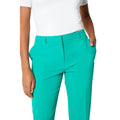 Green - Side - Dorothy Perkins Womens-Ladies Slim Ankle Grazer Trousers