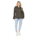 Khaki Green - Lifestyle - Dorothy Perkins Womens-Ladies Drawstring Waist Shirt Jacket