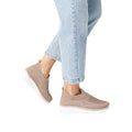 Taupe - Lifestyle - Good For The Sole Womens-Ladies Annabel Knitted Slip-on Trainers