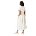 Ivory - Back - Dorothy Perkins Womens-Ladies Midi Shirt Dress