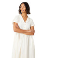 Ivory - Side - Dorothy Perkins Womens-Ladies Midi Shirt Dress