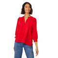 Red - Front - Dorothy Perkins Womens-Ladies Overhead Shirt