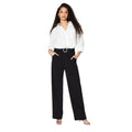 Black - Lifestyle - Dorothy Perkins Womens-Ladies Buckle Detail Straight Leg Trousers