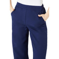 Navy - Side - Dorothy Perkins Womens-Ladies Pull-On Trousers