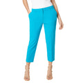 Turquoise - Front - Dorothy Perkins Womens-Ladies Petite Ankle Grazer Trousers