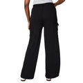 Black - Back - Dorothy Perkins Womens-Ladies Pocket Straight Leg Trousers