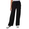 Black - Front - Dorothy Perkins Womens-Ladies Pocket Straight Leg Trousers