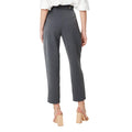 Grey - Back - Dorothy Perkins Womens-Ladies Tapered Leg Trousers