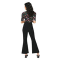 Black - Back - Dorothy Perkins Womens-Ladies Bengaline Button Detail Petite Trousers