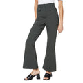 Khaki Green - Front - Dorothy Perkins Womens-Ladies Bengaline Button Detail Petite Trousers