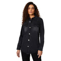 Washed Black - Front - Dorothy Perkins Womens-Ladies Western Denim Tall Shirt