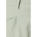 Sage - Side - Dorothy Perkins Womens-Ladies Draped Relaxed Wide Leg Trousers